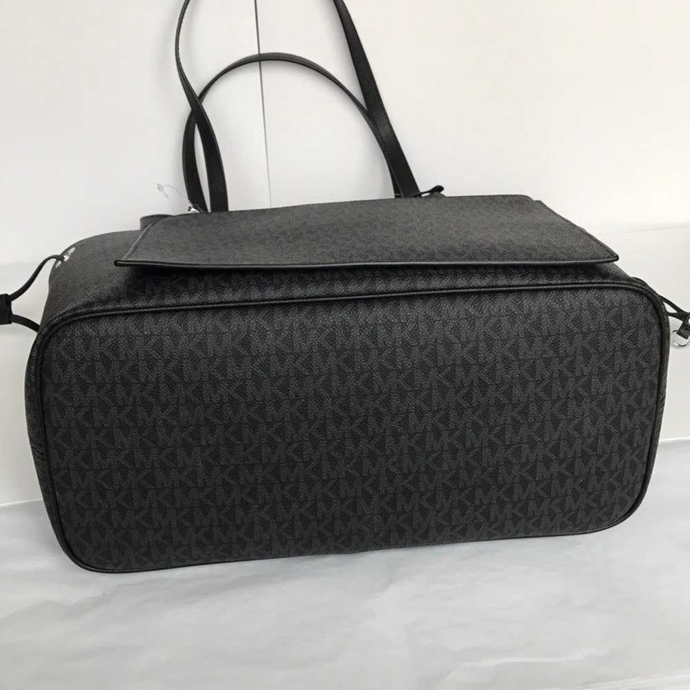 🌹🌸mk drawstring tote/shoulder bag large /black - Picture 4 of 8